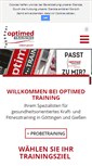 Mobile Screenshot of optimed-training.de